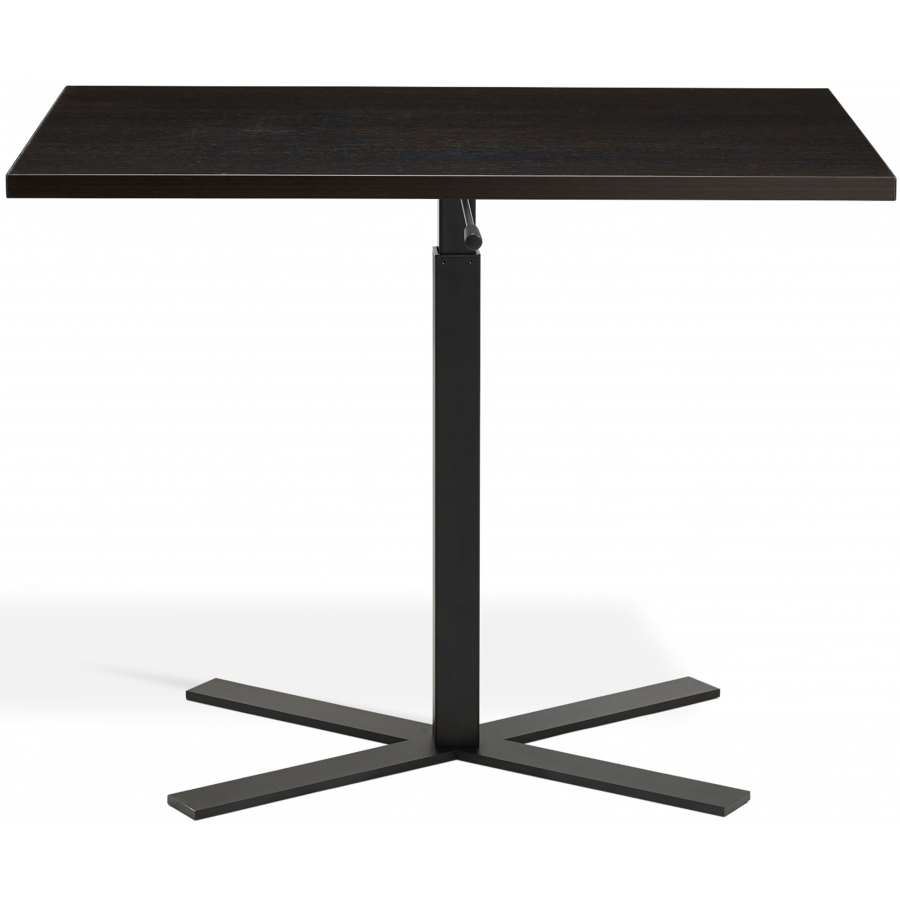 Boost Gas Lift Single Leg Table for Rectangular Tops